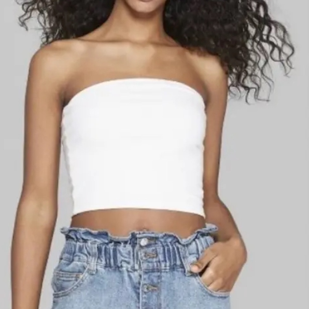 NWOT Free People White Tube Top